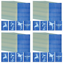 120 Sheets Sun Print Paper Kits Cyanotype Paper Kit A4 Nature Printing Solar for Kids Adults DIY Art Crafts Project