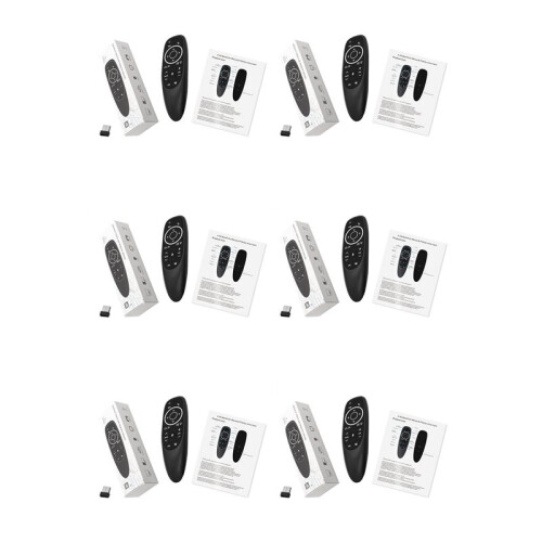 6X G10S Pro Remote Control for Android TV Box Voice Remote Control 2.4G Wireless Mouse Gyroscope IR Remote LED Backlight