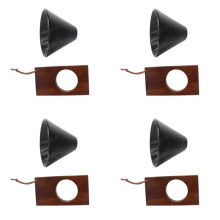 4X Pour over Coffee Filter for Funnel Cup Ceramic Pour over Coffee Dripper Coffee Maker Reusable Coffee Filter