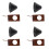 4X Pour over Coffee Filter for  Funnel Cup Ceramic Pour over Coffee Dripper Coffee Maker Reusable Coffee Filter 1