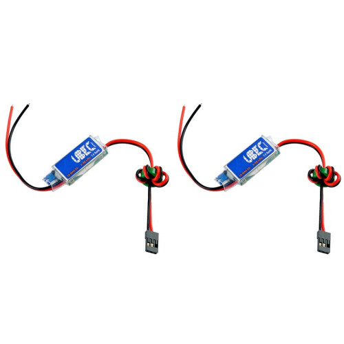 2X Electric Control BEC Full Screen Shielded Anti-Interference  Power 2-6S Voltage Reduction Module 3A 5V