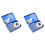 2X Embossed Printing Wheel Accessory Kit Compatible with FR-900 and FR-770 Continuous Sealing Machines 1