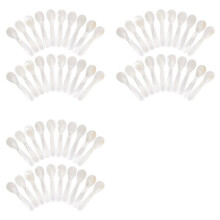 60 Pieces Set of Caviar Spoons of Pearl Spoons with Handcraft Round Handle for Caviar, Egg, Ice Cream, Coffee