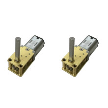 2X Gear Motor Micro-Worm Gear Reducer Brush Motors Electronic Devices 1218GE-N20 12V (to 6V 3V)