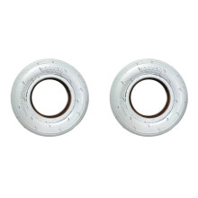 2pcs 8 Inch 200x50 Gray Outer Tire for Electric Wheelchair Front Wheel