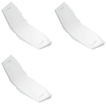 3X WE14X20683 Dryer Drum Baffle for GE Hotpoint Dryers GTDX180ED6WW GHDP490EF3WW HTDX100ED5WW Part Replaces