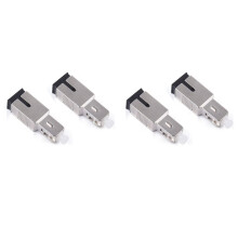 4PCS SC UPC Fiber Optic Attenuator Single-Mode Fiber Optic Male to Female Connector 15DB Adapter