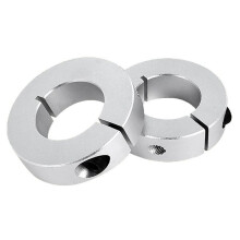 16 Pack Split Shaft Collar Bore 20Mm, Aluminum One Piece Shaft Collar Clamp Style, 40Mm OD, 12Mm Thickness