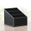 2X PU Leather Desk Stationery Organizer,Multi-Function Desk Storage Box for Office Pen,Business Name Cards Black 6