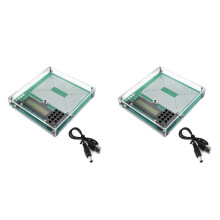 2X 0.01-300000Hz Adjustable Sine Wave Resonance Generator Ultra Low Frequency Generator with USB and Acrylic Case