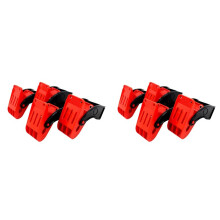 8PCS Car Wash Floor Mat Clamps , Swivel Anti-Slip Metal Spring Clamps Wall-Mounted Clip for Heavy Duty