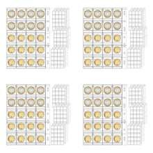 40 Pocket Coin Collecting Pages with 9 Holes for Coin Album Collecting Sleeves for Most Coin Stamp Badges Etc