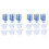300Pcs 40ml Clear Plastic Measuring Cups for Epoxy, Paint & Jewelry Making 1