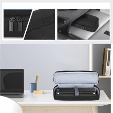 2X Étui D'Imprimante Portable pour Phomemo M08F, Itari M832, JADENS, Aixiqee, MUNBYN Sac de Rangement pour Imprimante Mobile à Double Couche