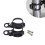 Motorcycle Turn Signals Relocation Fork Clamps Bracket 6 Pcs Mount Light Holder Lamp Bracket 4