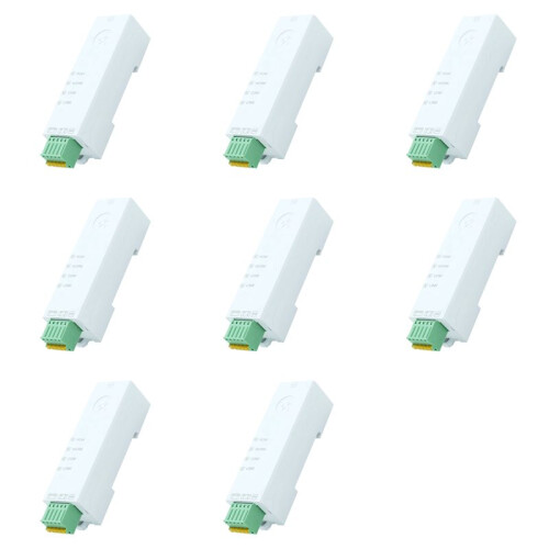 8X RS485 to Ethernet Converter Tiny Size Serial Server USR-DR134 Support TCP/UDP/HTTP/DHCP/DNSP Modbus TCP/RTU
