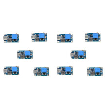 10Pcs 2A - MT3608 Step Boost Module with TYPE-C-USB, Step Boost Converter Power Supply Voltage Regulator