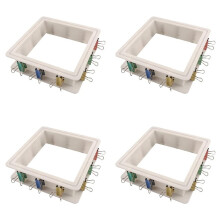 4X Kit di Alloggiamento per Stampi Regolabile per La Realizzazione di Stampi In Silicone, Telaio di Alloggiamento Riutilizzabile per La Realizzazione