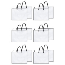 12 Pack 19X25 Inches Art Portfolio Case, Portfolio Folder for Artwork, Posters Storage Bag with Zipper and Handle Folder