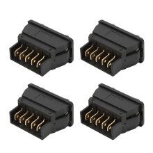 8PCS 5Pin Power Window Car Universal Glass Lift Drive Switches with Green Light DC12V 24V Car Window