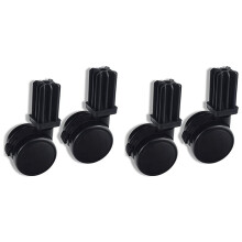 4pc 6414 306414 Grill Caster Wheel with Insert Replacement Grill Parts for Summit Silver Spirit Gas Grills