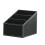 2X PU Leather Desk Stationery Organizer,Multi-Function Desk Storage Box for Office Pen,Business Name Cards Black 3
