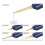 10Pcs Glue GunCopper Nozzle Tips with O-,Bore Long Tube Nozzles Thread Interchangeable Nozzle Set 7