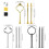 Kit Hardware per Supporto per Torta un 18 Strati, Accessori Hardware per Supporto per Torta Multistrato, Rack Hardware per Staffa per Supporto per 4