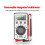 2X ANENG AN101  Digital Multimeter Multimetro Tester /AC Voltage Current  Meter Pocket Professional Testers 3