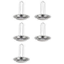 5X Chicken Roaster Rack Baking Cooking Pans Non-Stick BBQ Grill Rack Stand Holder Tray with Bowl BBQ Accessories Tools