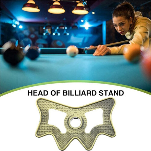 2X Portable Billiard Bridge  Brass Slip- Moosehead Bridge  for Billiard Pool Cue Stick 2