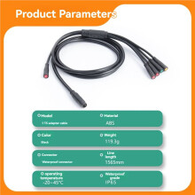 2X Electric Bicycle Cable 1TO5 Waterproof Cable Leads Wires for KT Controller Motor Throttle Brake Display