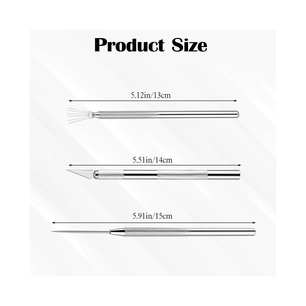 Cu Ribbons 12 Pcs Ceramic Pottery Clay Ribbon Sculpting Tool Kit with Wire Texture ...
