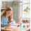 Visual Timer for Kids, 60 Minute Rainbow Countdown Timer with Silent Flash, Time Management Tool for Classroom, Home, Kitchen, Office, Blu 2