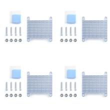 4X Dissipador de Calor para NanoPi NEO/Air/NEO2/NanoPi NEO Core Allwinner H3 Radiador de Placa de Desenvolvimento