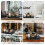 2X Coffee Bar Organizer for Countertop - Elegant Wooden for Coffee Pods, Creamer, and Accessories 6