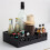 2X Coffee Bar Organizer for Countertop - Elegant Wooden for Coffee Pods, Creamer, and Accessories 3