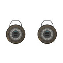 2X Outdoor Tape Measure Lamp, Ambient Light String, Canopy Light Strip, LED Outdoor Tent Light, Hand Crank Storage