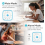 Visual Timer for Kids, 60 Minute Rainbow Countdown Timer with Silent Flash, Time Management Tool for Classroom, Home, Kitchen, Office, Blu 4