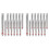 24-Pack V Shaped Dual Scale Science Thermometers, Mercury-Free for Schools, Labs, and Home Experiments 1