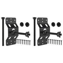 2X Wall Mount Spare Tire Mounting Bracket Rack Spare Tire Holder Mount, Upgraded Spare Wheel Carrier