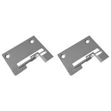 2X Nadelstichplatte für Singer 14U, 14U555 Overlockmaschine 550445-452