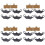 24Pcs Front Rear Brake Pads Replace for  CF500 500Cc CF600 600Cc X5 X6 X8 U5 ATV UTV 1