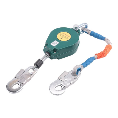2X High Altitude Fall Protection Device 3 Meter Descender Safety Belt Fall Arrester Automatic Rope Lock Self-Locking 2