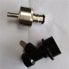2X Lock Disconnect Carbonation Cap - Stainless Steel Carbonation Cap with 5/16inch Barb Lock Type