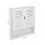 Living And Home Wall-mounted Bathroom Cabinet with Doors 4