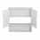 Living And Home Wall-mounted Bathroom Cabinet with Doors 3