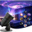 Ocean HD  Dynamic 5D Holographic Night Light Projector,10 Space Scenes, for Bedroom Ceiling Black 1