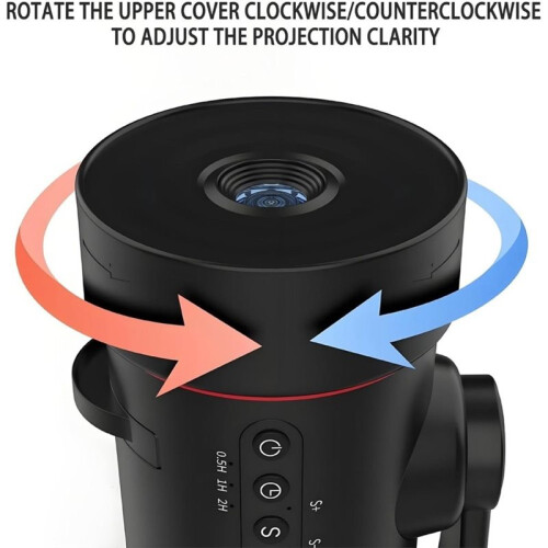 Ocean HD  Dynamic 5D Holographic Night Light Projector,10 Space Scenes, for Bedroom Ceiling White 2