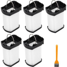 5pcs WV401 WV410CO Replacement Filters for WANDVAC Cordless Handheld Vacuum, Fabric Filters for WV400 WV401BL